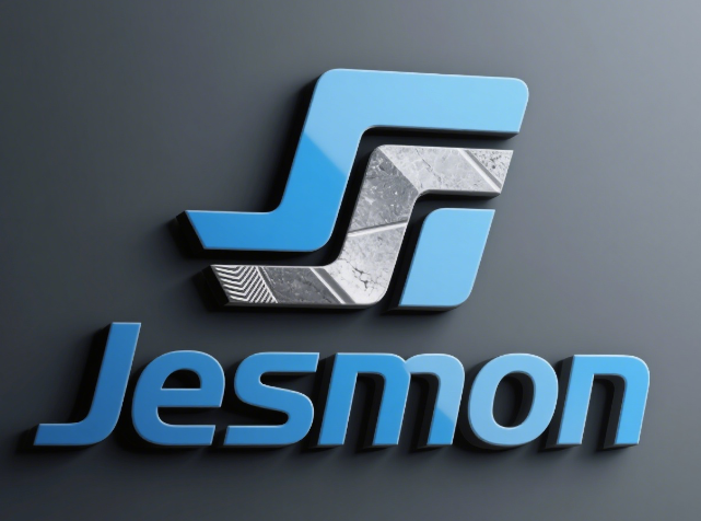 我需要公司名称:杰斯曼,英文名:Jesmon,材料公司,围绕英文名设计logo